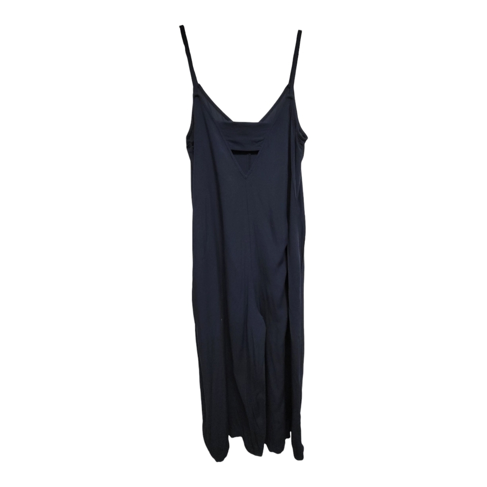 LOFT Blue Petite Spaghetti Strap Jumpsuit with Wide-Leg Design - Size XSP - Picture 4 of 6